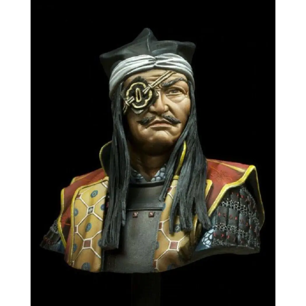 1/10 BUST Resin Model Kit Japanese Samurai Warrior Hero Unpainted - Model-Fan-Store