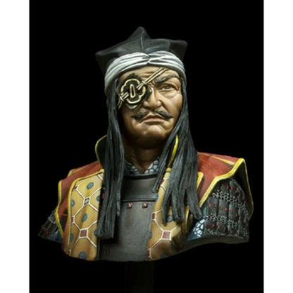 1/10 BUST Resin Model Kit Japanese Samurai Warrior Hero Unpainted - Model-Fan-Store