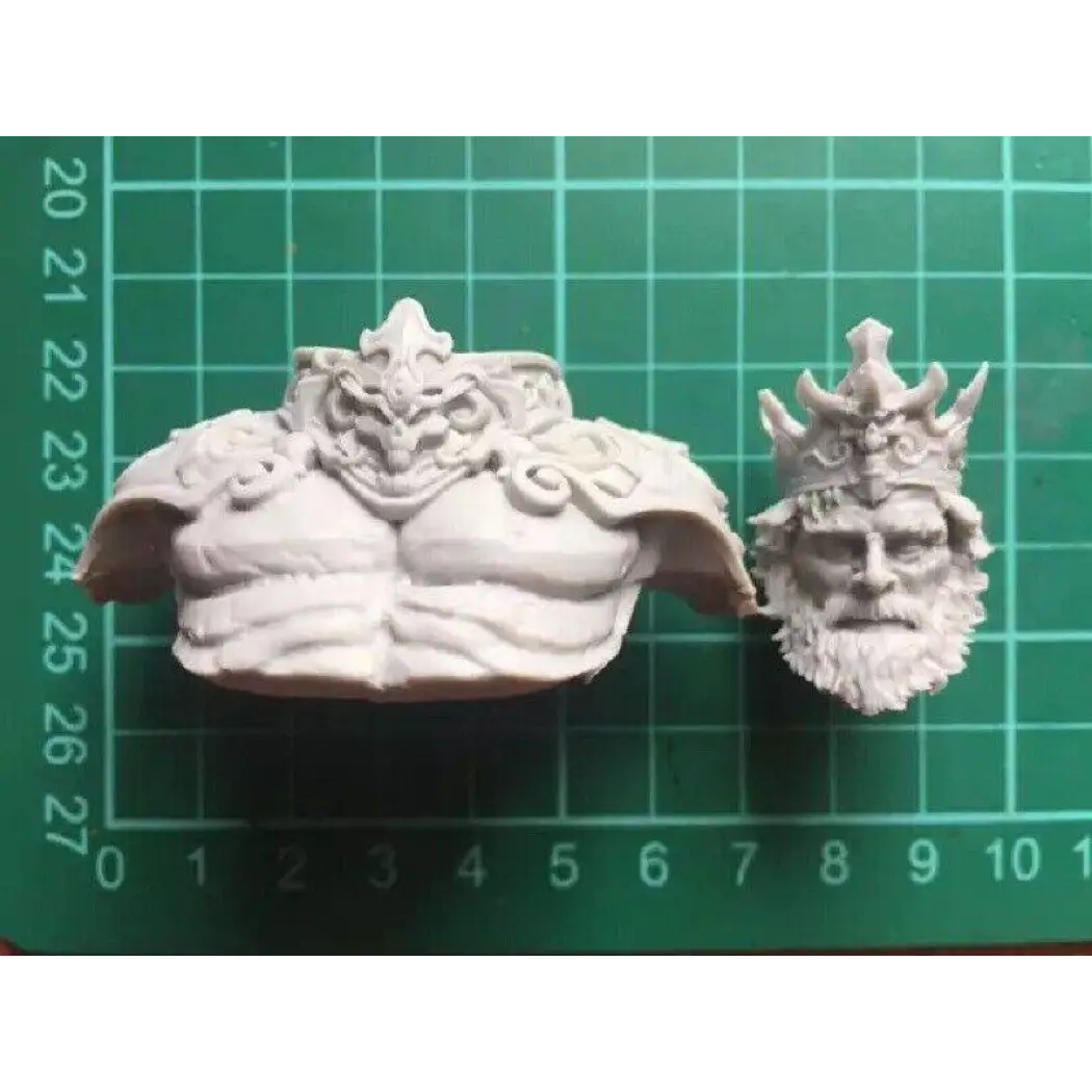 1/10 BUST Resin Model Kit Mad Medieval King Redbeard Warrior Unpainted - Model-Fan-Store