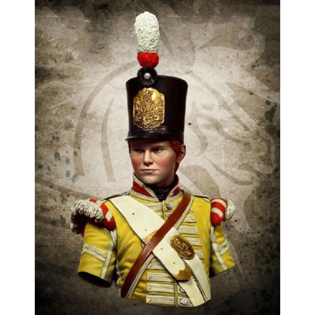 1/10 BUST Resin Model Kit Napoleonic Wars English Drummer Unpainted - Model-Fan-Store