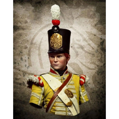 1/10 BUST Resin Model Kit Napoleonic Wars English Drummer Unpainted - Model-Fan-Store
