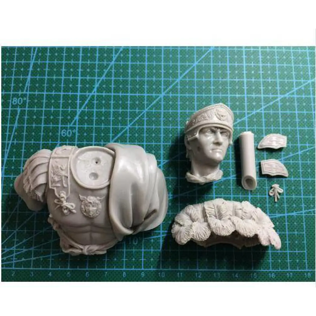 1/10 BUST Resin Model Kit Roman Commander Soldier Warrior Unpainted - Model-Fan-Store