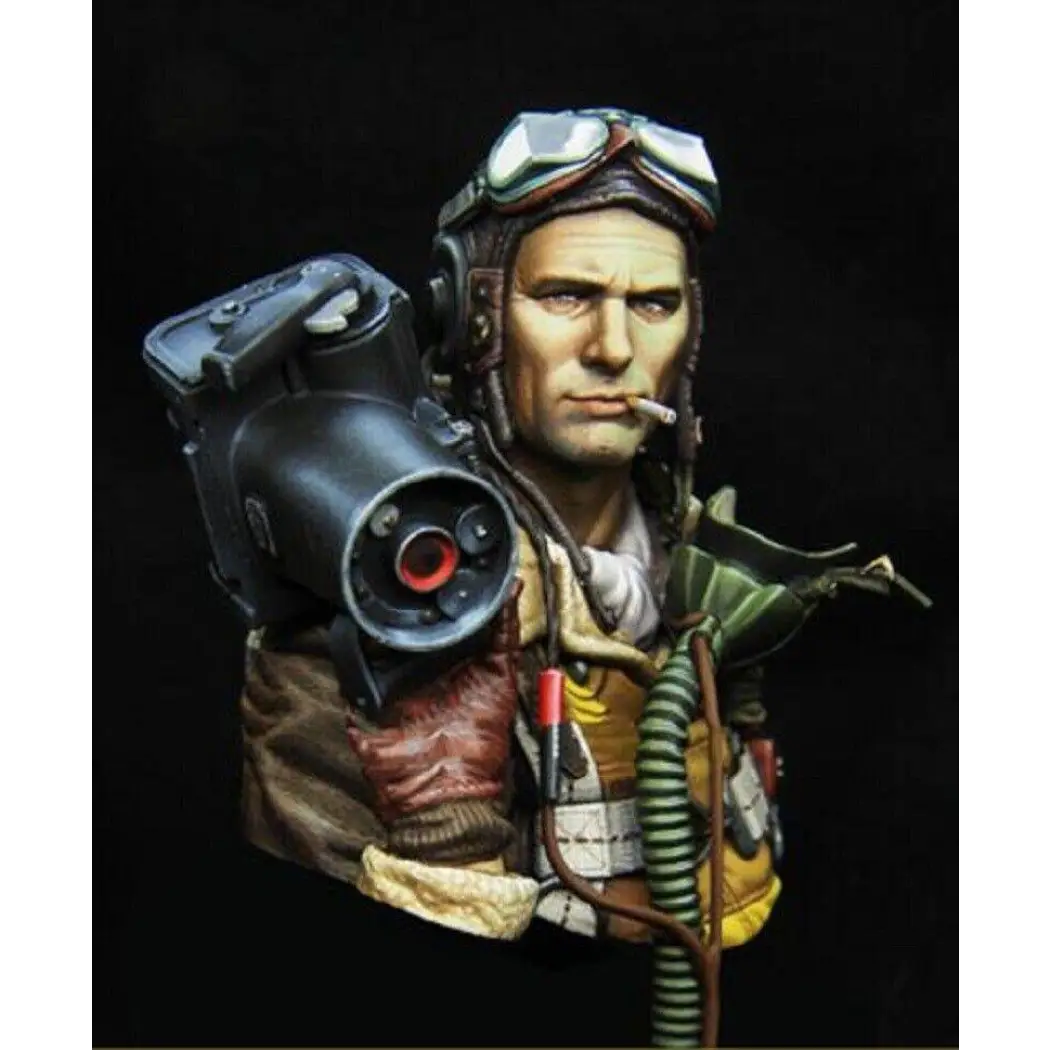 1/10 BUST Resin Model Kit US Air Force B-17 Pilot WW2 Unpainted - Model-Fan-Store