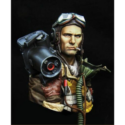 1/10 BUST Resin Model Kit US Air Force B-17 Pilot WW2 Unpainted - Model-Fan-Store