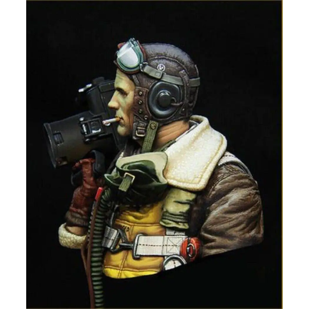 1/10 BUST Resin Model Kit US Air Force B-17 Pilot WW2 Unpainted - Model-Fan-Store