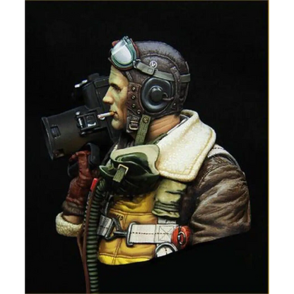 1/10 BUST Resin Model Kit US Air Force B-17 Pilot WW2 Unpainted - Model-Fan-Store