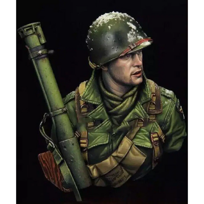 1/10 BUST Resin Model Kit US Army Soldier 101st Airborne Division WW2 Unpainted - Model-Fan-Store