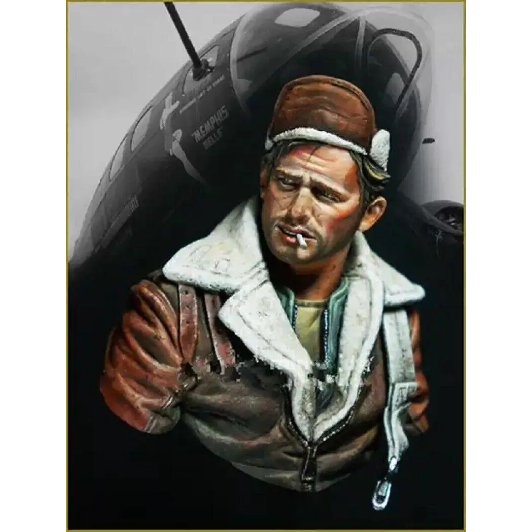 1/10 BUST Resin Model Kit US Army Soldier Boeing Bomber Crew WW2 Unpainted - Model-Fan-Store