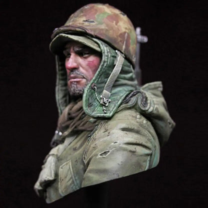 1/10 BUST Resin Model Kit US Army Soldier Korean War Unpainted Unassembled - Model-Fan-Store