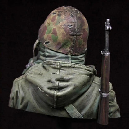 1/10 BUST Resin Model Kit US Army Soldier Korean War Unpainted Unassembled - Model-Fan-Store