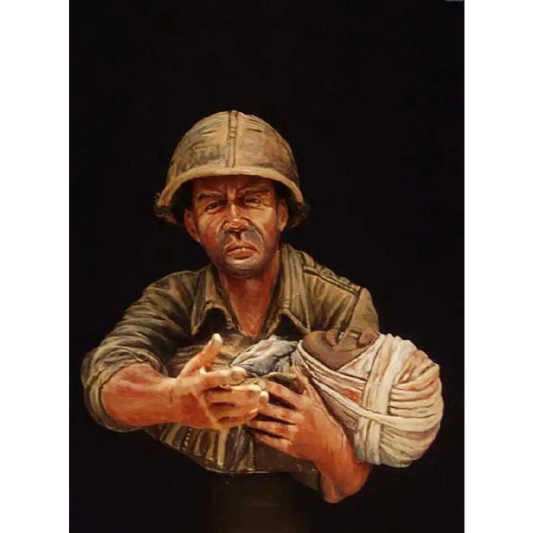 1/10 BUST Resin Model Kit Vietnam War US Army Soldiers Unpainted - Model-Fan-Store