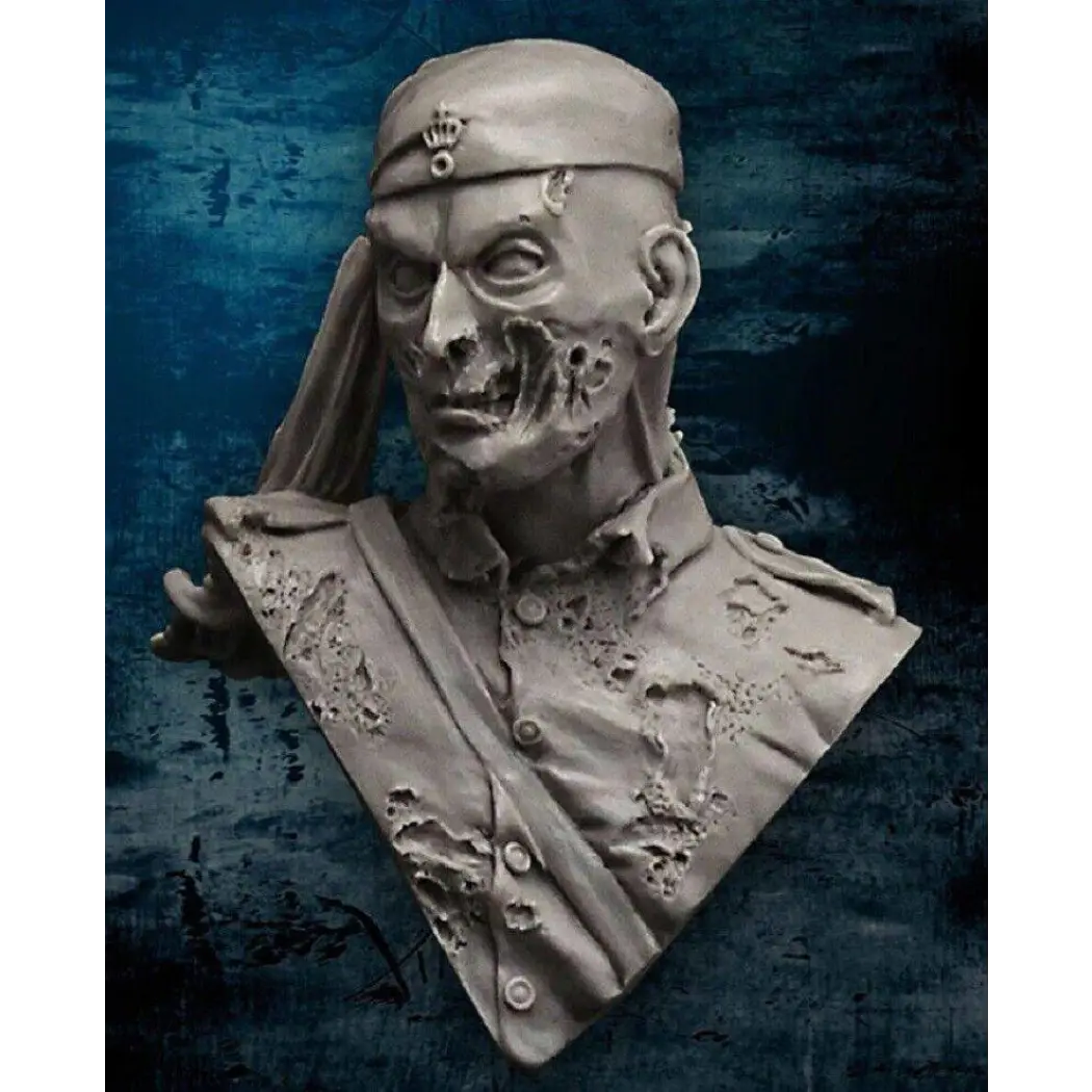 1/10 BUST Resin Model Kit Zombie Soldier Post Apocalypse Unpainted - Model-Fan-Store