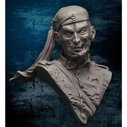 1/10 BUST Resin Model Kit Zombie Soldier Post Apocalypse Unpainted - Model-Fan-Store