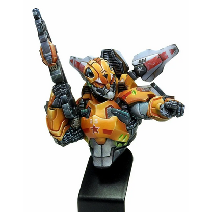 1/12 BUST Resin Cyberpunk Model Kit Robot Hunter Mercenary Space Alien Unpainted - Model-Fan-Store