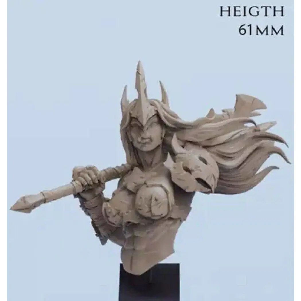 1/12 BUST Resin Model Kit Lady of the Orcs Warrior Warcraft Unpainted - Model-Fan-Store