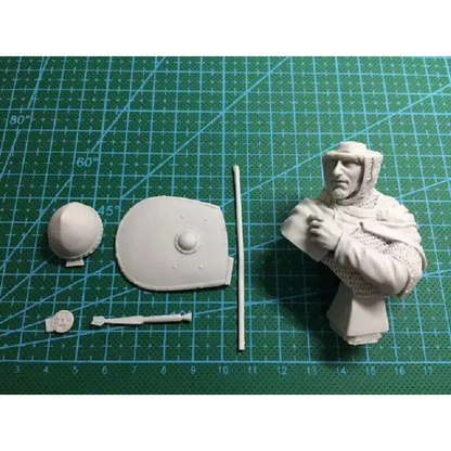 1/12 BUST Resin Model Kit Medieval Knight Noble Lotharingian Warrior Unpainted - Model-Fan-Store