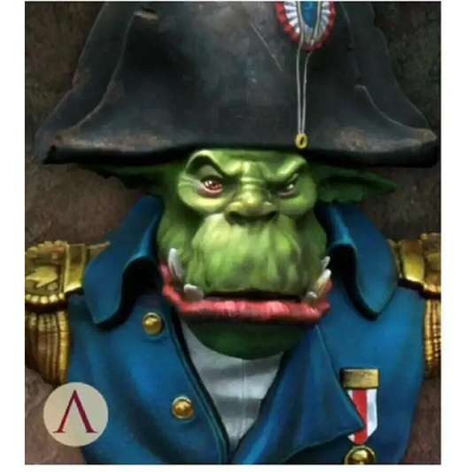 1/16 BUST Resin Model Kit Orc French General Admiral Fairy Tales Unpainted - Model-Fan-Store
