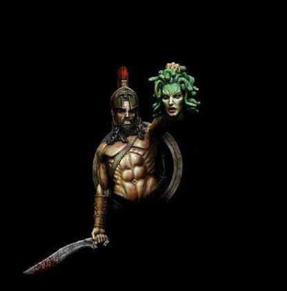 1/9 BUST Resin Model Kit Greek Warrior Perseus & Medusa Fantasy Unpainted - Model-Fan-Store