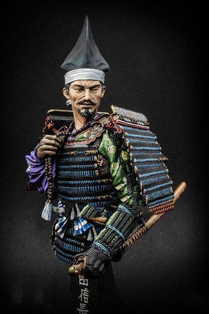 1/9 BUST Resin Model Kit Japanese Samurai Warrior Unpainted - Model-Fan-Store