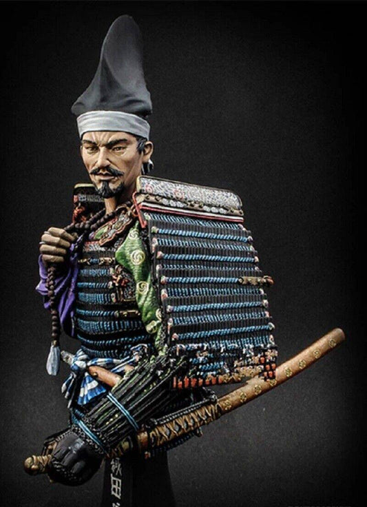 1/9 BUST Resin Model Kit Japanese Samurai Warrior Unpainted - Model-Fan-Store