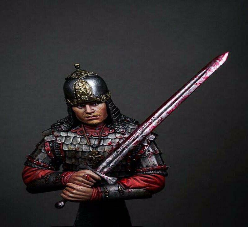 1/9 BUST Resin Model Kit Russian Medieval Knight A. Nevsky Unpainted - Model-Fan-Store