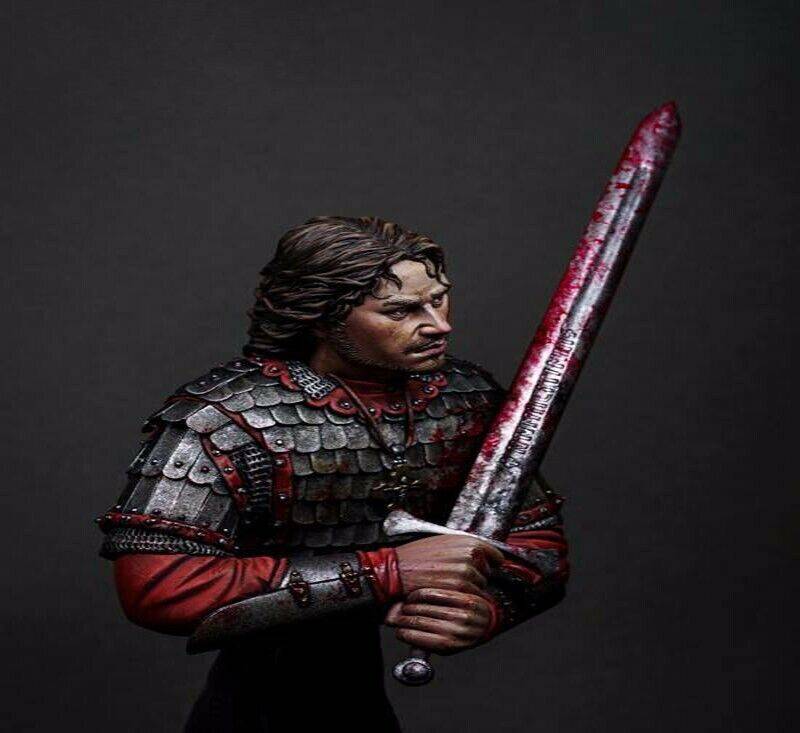 1/9 BUST Resin Model Kit Russian Medieval Knight A. Nevsky Unpainted - Model-Fan-Store