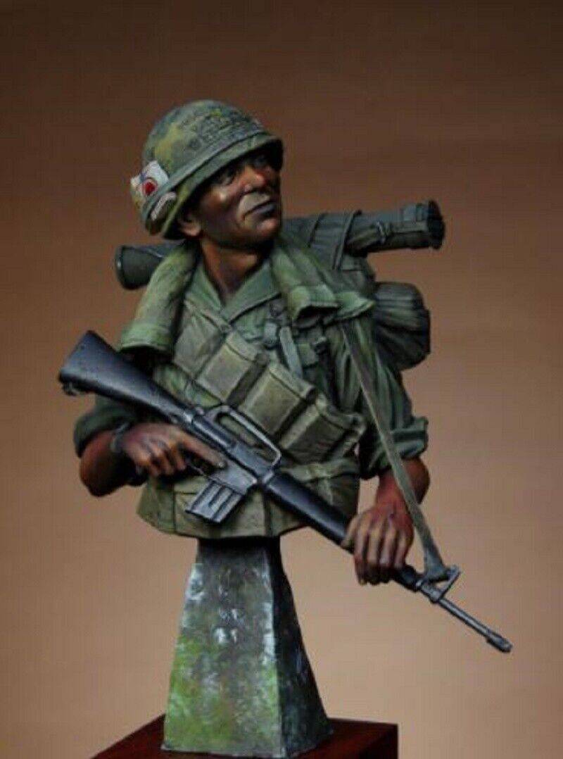 1/9 BUST Resin Model Kit US Army Soldier in Vietnam War Unpainted - Model-Fan-Store