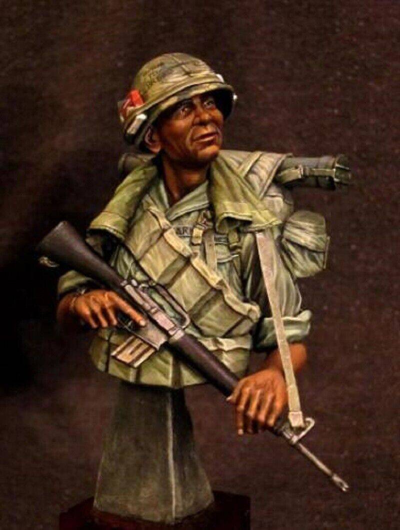 1/9 BUST Resin Model Kit US Army Soldier in Vietnam War Unpainted - Model-Fan-Store