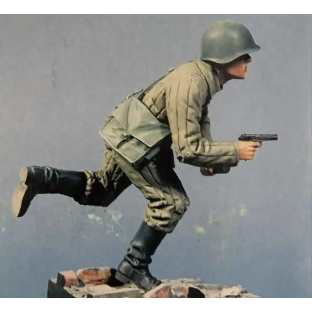 1/16 Resin Casting Model Kit Soviet Soldier Officer Infantry WW2 Unpainted - Model-Fan-Store