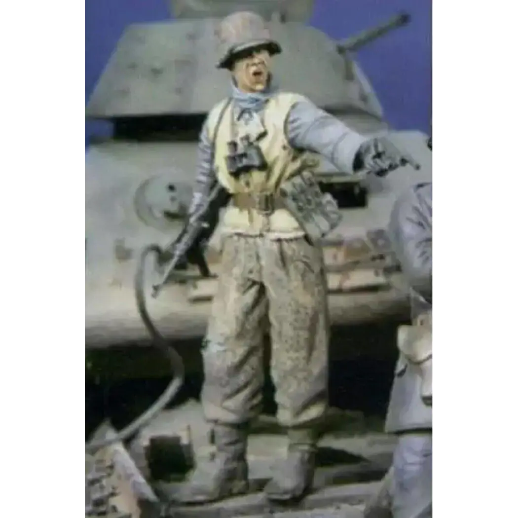 1/16 Resin Model Kit German Soldier Grenadier WW2 Unpainted - Model-Fan-Store