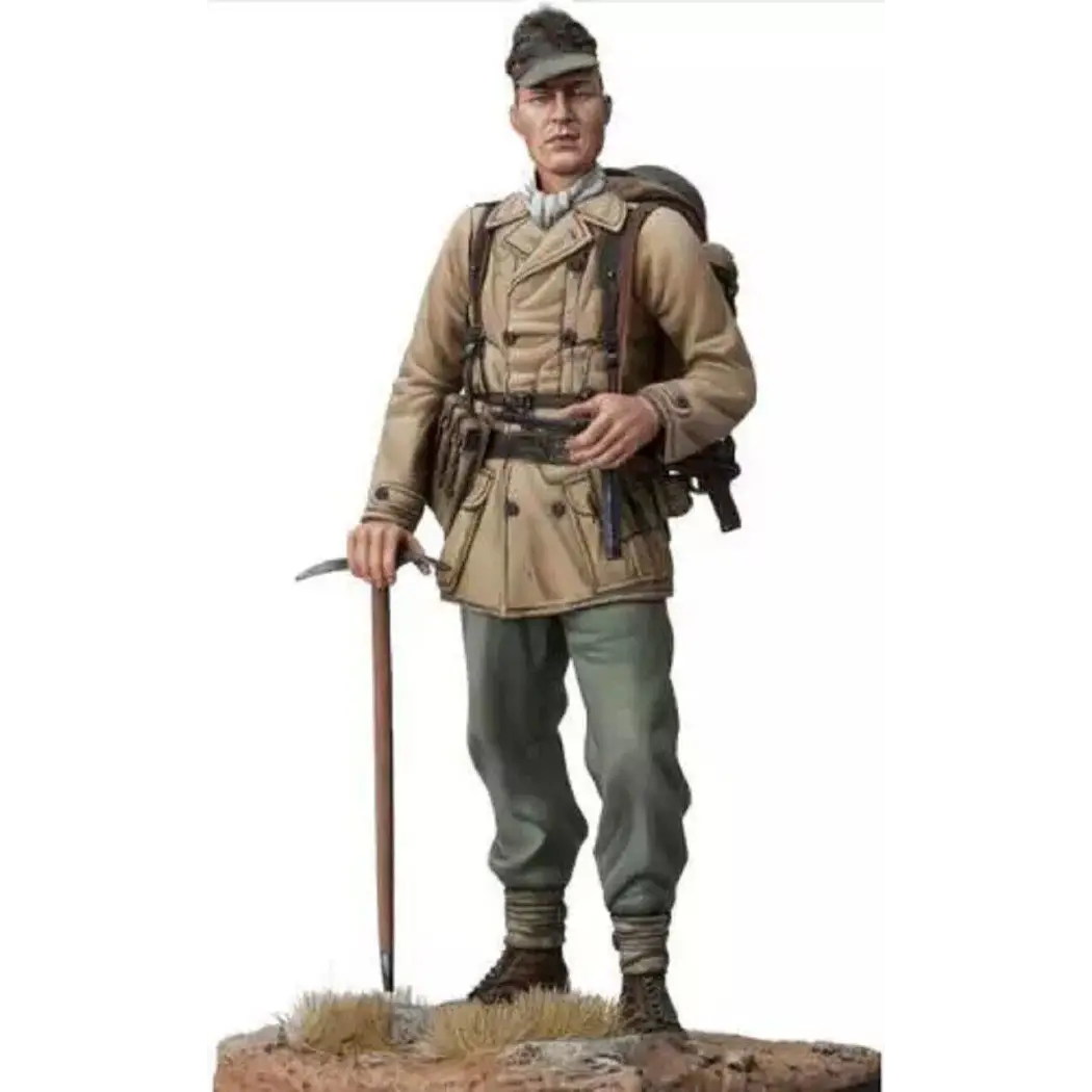 1/16 Resin Model Kit German Soldier Mountain Troops WW2 Unpainted - Model-Fan-Store