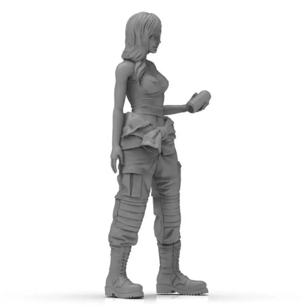 Unpainted Model Kit 1/16 Resin Model Kit Modern Beautiful Girl Woman Unpainted – Model-Fan ...