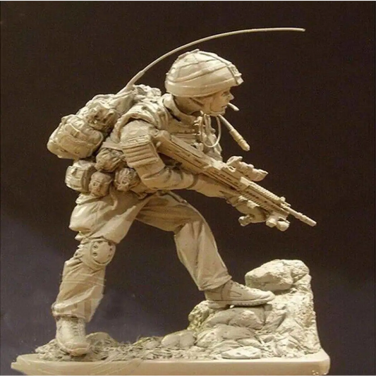 1/16 Resin Model Kit Modern British Soldier War in Afghanistan with base Unpainted A28 - Model-Fan-Store