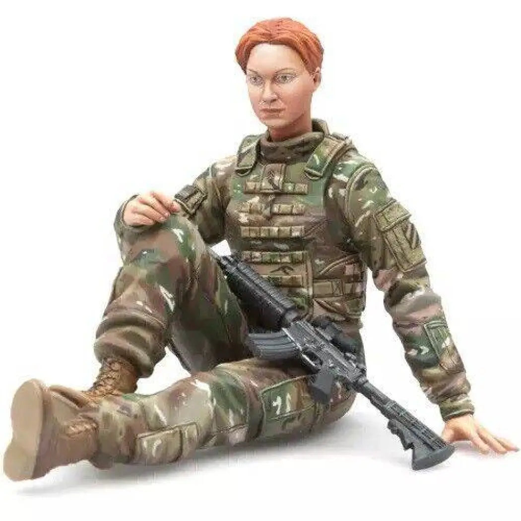 1/16 Resin Model Kit Modern US Army Soldiers Girls Tank Crew Unpainted - Model-Fan-Store