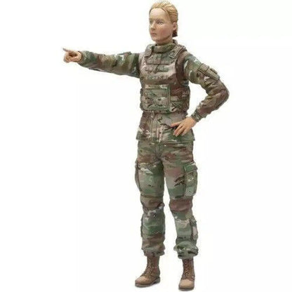 1/16 Resin Model Kit Modern US Army Soldiers Girls Tank Crew Unpainted - Model-Fan-Store