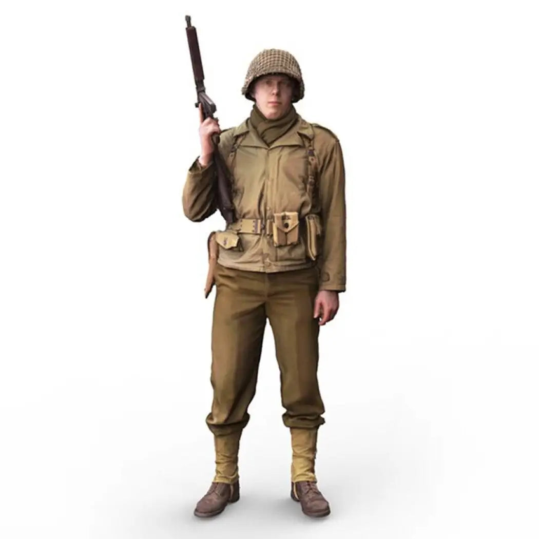 1/16 Resin Model Kit US Army Soldier Infantryman WW2 Unpainted - Model-Fan-Store