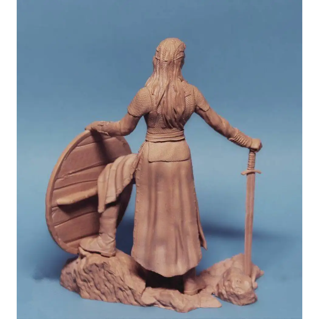 1/24 75mm Resin Model Kit Beautiful Girl Lagertha Shieldmaide Movie Unpainted - Model-Fan-Store