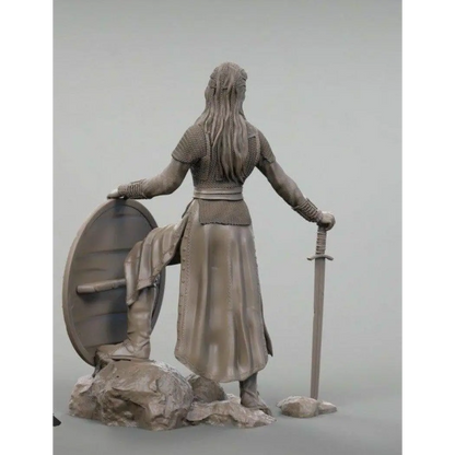 1/24 75mm Resin Model Kit Beautiful Girl Lagertha Shieldmaide Movie Unpainted - Model-Fan-Store