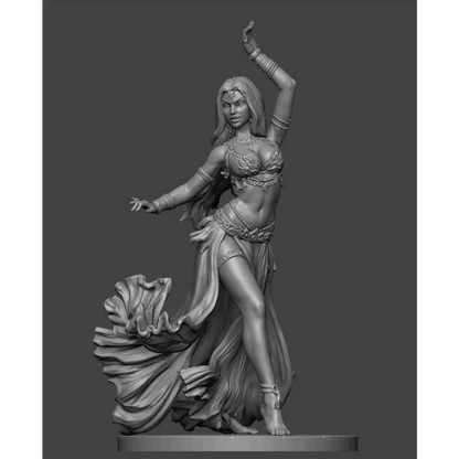 1/24 75mm Resin Model Kit Beautiful Girl Princess Dancing Unpainted C1 - Model-Fan-Store