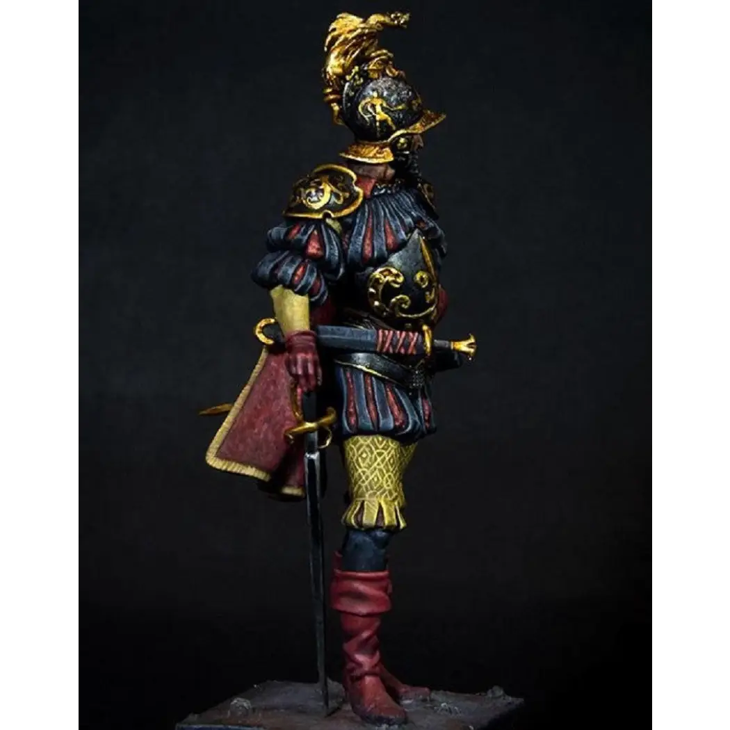 1/24 75mm Resin Model Kit Spanish Conquistador Unpainted - Model-Fan-Store