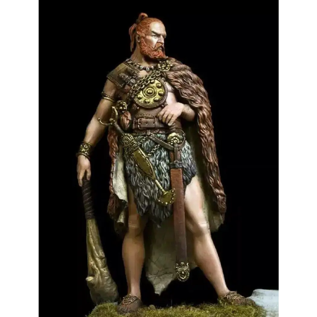 1/24 Resin Model Kit German Celtic Warrior Barbarian Unpainted - Model-Fan-Store