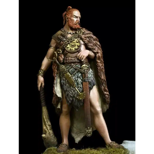 1/24 Resin Model Kit German Celtic Warrior Barbarian Unpainted - Model-Fan-Store