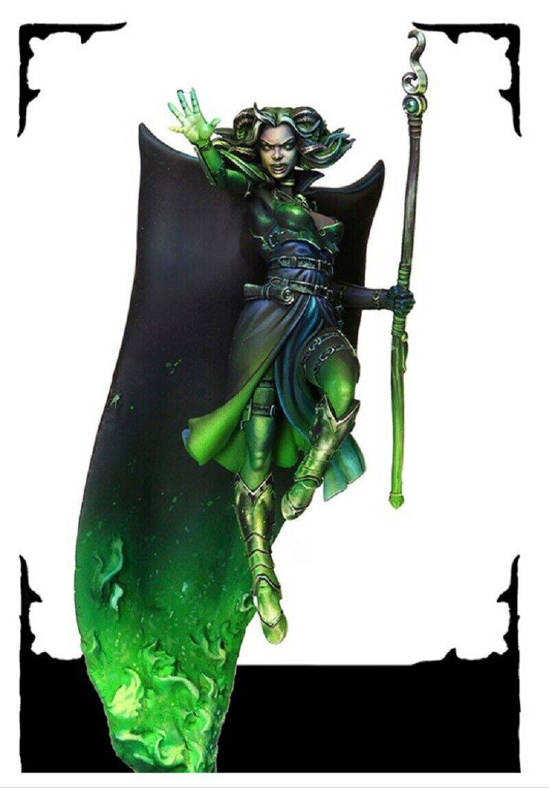 1/24 Resin Model Kit Girl Witch Sorceress Enchantress Fantasy Unpainted - Model-Fan-Store