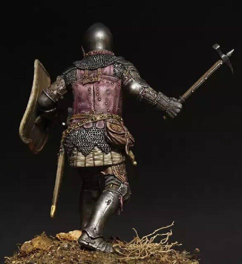 1/24 Resin Model Kit Polish Heavy Medieval Knight in Armor Unpainted - Model-Fan-Store