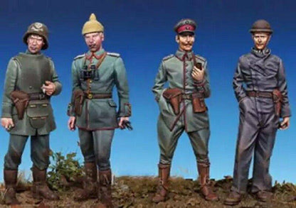 1/35 Resin Model Kit German Soldiers WW1 Unpainted - Model-Fan-Store