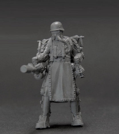 1/35 Resin Steampunk Model Kit German Soldier Wolfenstein WW2 Unpainted - Model-Fan-Store