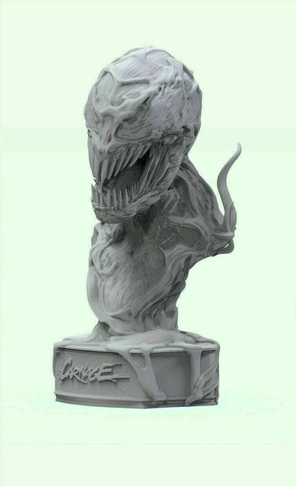 180mm BUST 3D Print Superhero Model Kit Venom Unpainted - Model-Fan-Store