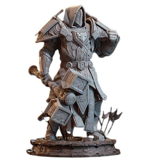1/16 120mm 3D Print Model Kit Warrior Paladin 40K Warcraft Unpainted A28 - Model-Fan-Store