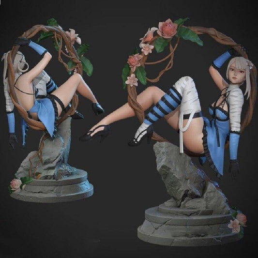 1/6 300mm 3D Print Model Kit Beautiful Girl Woman Forest Warrior Unpainted - Model-Fan-Store