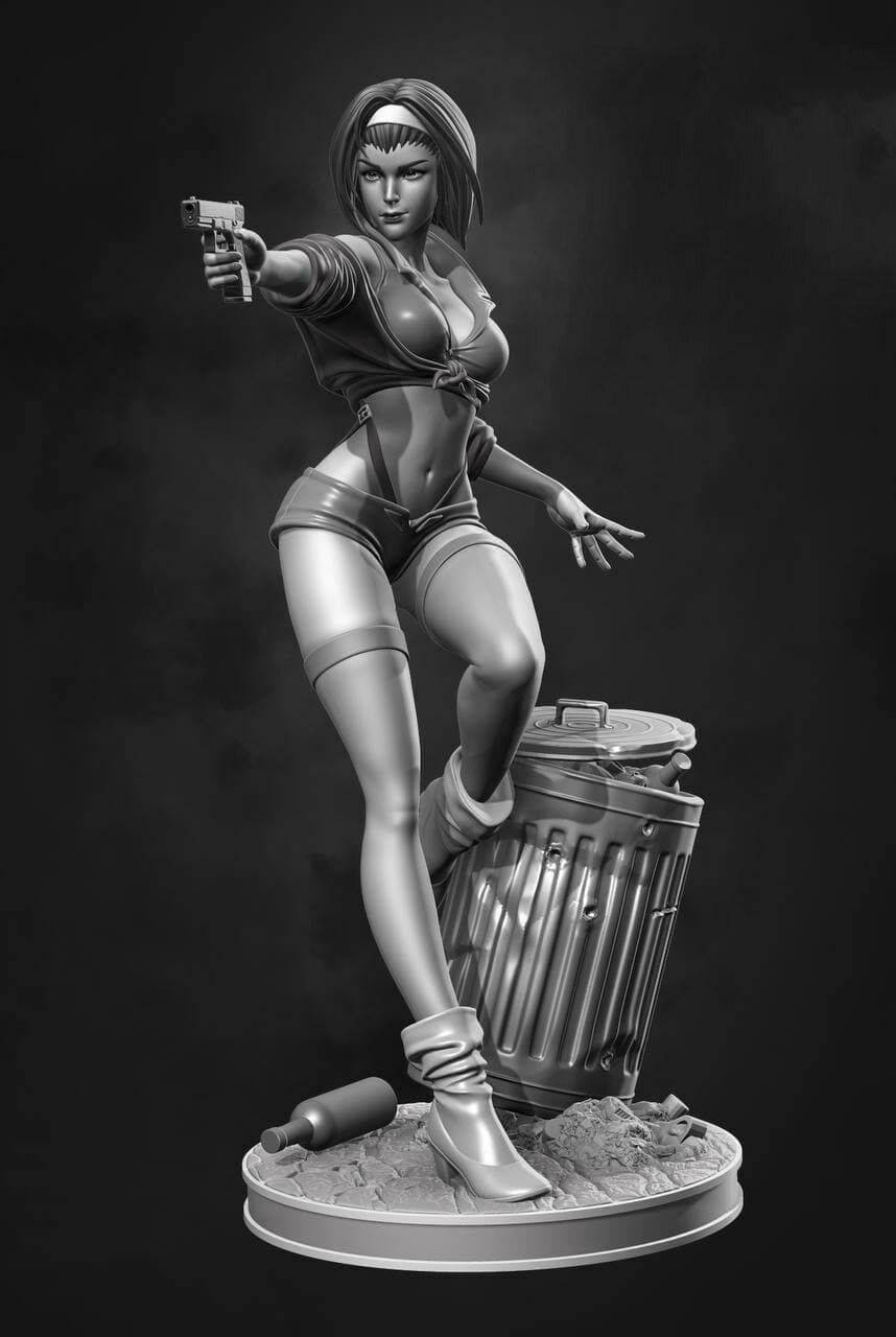 1/6 300mm 3D Print Model Kit Beautiful Girl Woman Robber Unpainted - Model-Fan-Store